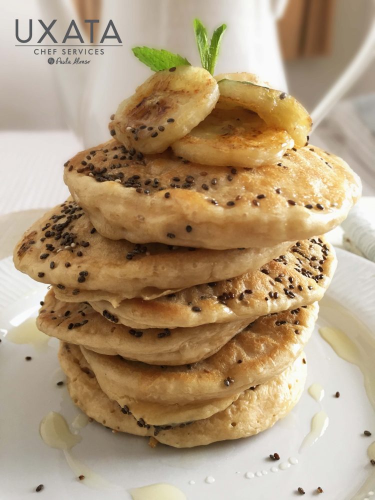 Pancakes with a little twist UXATA Private Chef Services Playa del